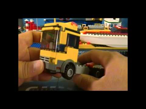 Lego 4643 Review Power Boat Transporter City Harbour