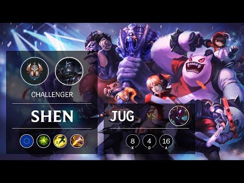 Shen Jungle vs Kha'Zix - EUW Challenger Patch 9.17