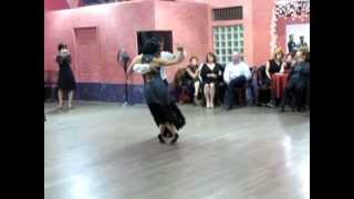 Tango Romatico- Demo  Workshop Georgina & Oscar Mandagaran LA. 1