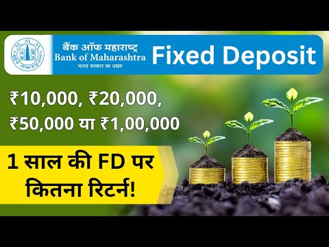 Bank of Maharashtra FD 2025 | Bank of Maharashtra Fixed Deposit 2025 | FD Interest Rate 2025 #fd
