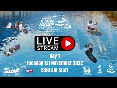 2022 SINGHA IWWF World Cable Wakeboard & Wakeskate Championships - Day 1