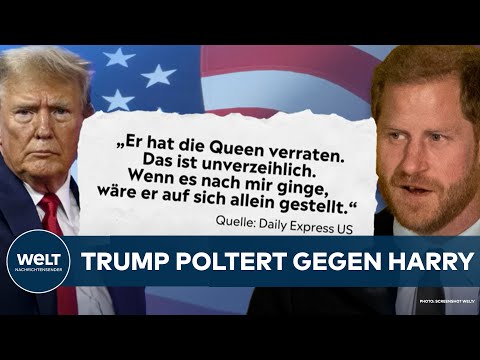 DONALD TRUMP: Ex-Präsident mischt sich ein - Visumsantrag von Prinz Harry unter der Lupe