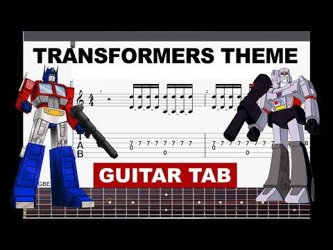 Transformers Theme G1 (80's Cartoon) - Fingerstyle Guitar Tab