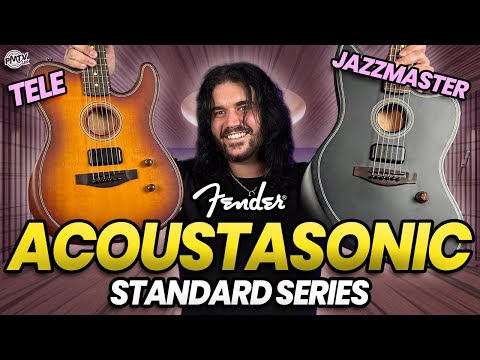 Fender Acoustasonic Standard Jazzmaster Custom Art Guitar 2025 image 10
