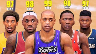 I Put The 50 Greatest Dunkers In The Dunk Contest