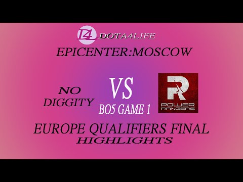 EpiCenter-moscow(Europe Qualifiers Final): No Diggity VS Power Ranger Game 1 Highlights