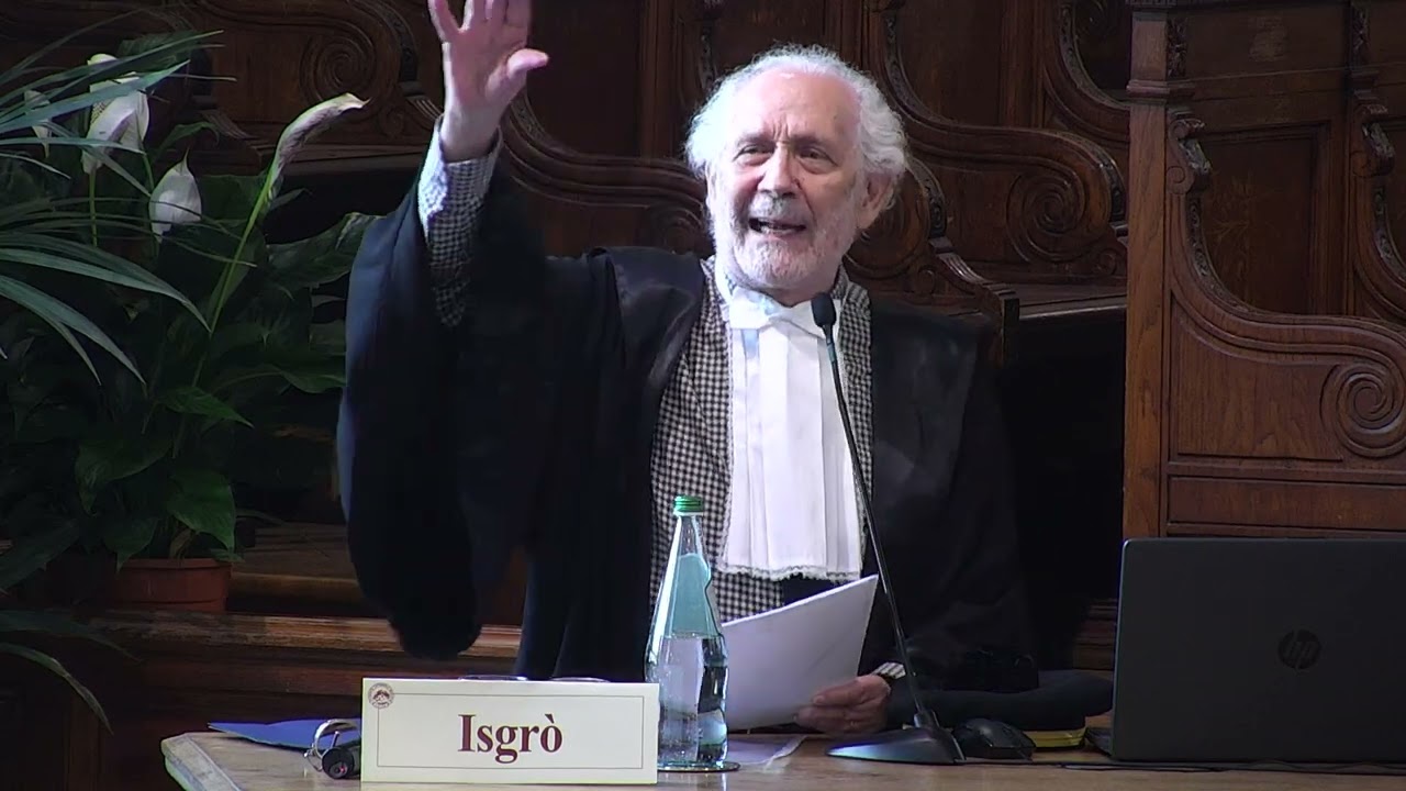 Lectio magistralis del Maestro Emilio Isgrò