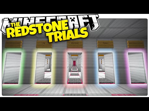 Minecraft | THE REDSTONE TRIALS | 7 Puzzles To Test Your Smarts (Minecraft Puzzle Map)