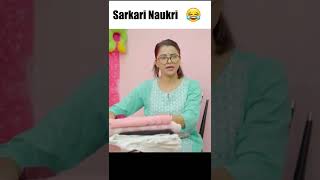 Sarkari Naukri 😂😂 | Deep Kaur | #comedy #funny #shorts #mavsbeti #desimom #girls