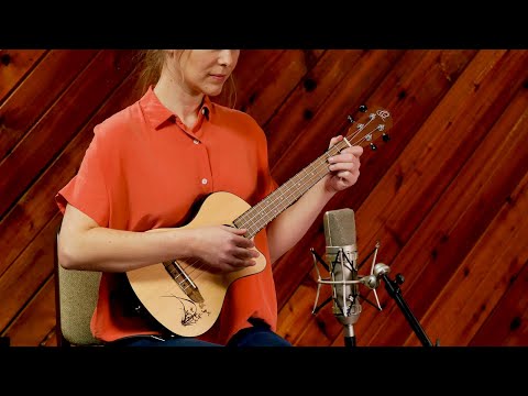 Bonfire Tenor Ukulele w/ Electronics and Tuner by Ortega Guitars - Spruce Top - RU5CE-TE