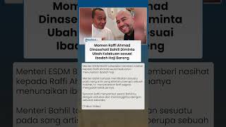 Momen Raffi Ahmad Dinasehati Bahlil Diminta Ubah Kelakuan seusai Ibadah Haji Bareng