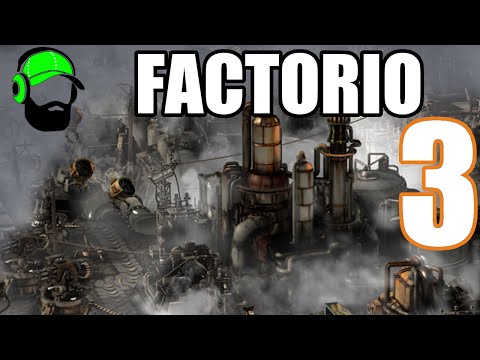 Let's Play Factorio -  E3-  Working on Oil
