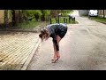 Walking In Stilettos On Street High Heels Walking Losing Straps Walking On High Heels 1567