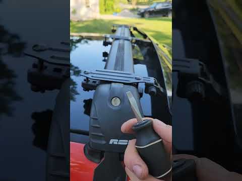 how to unlock rola roof rack with out key. #survivaltips #fordfiestast