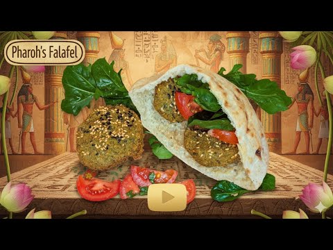 Egyptian Falafel Tameya vegetarian الطعمية المصرية فلافل