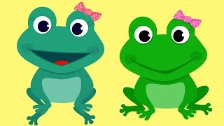 Five Little Speckled Frogs Song with Lyrics | 5 LITTLE FROGS Song For Babies Learn To Count