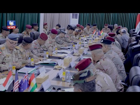 بەڤیدیۆ.. وەفدێکی سەربازی عێراق و ھاوپەیمانان و ھێزەکانی ٧٠ لە سلێمانی کۆبوونەوە