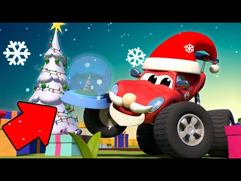 Monster Town - Weihnachtszeichentrickfilm - Das geheimnisvolle Geschenk - Cartoons für Kinder 🚓 🚒