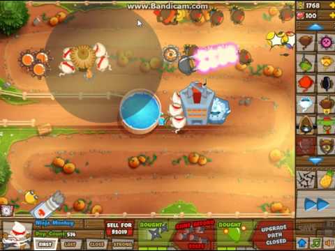 BTD 5: Pumpkin Patch Hard NLL NRI (no lives lost no road items)