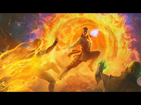 Liu Kang Gives His Created Timeline To Geras  - MK 1 Liu Kang Story Tower Ending