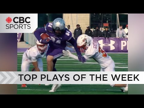 FOUR broken tackles for a touchdown and much more in this week's OUA Top 5 Plays of the Week!