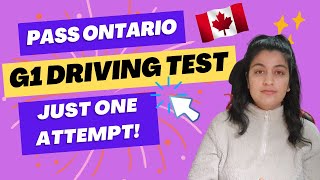 How to pass G1 test Ontario 2023 | written driving test in one attempt | Canada driving test 2023