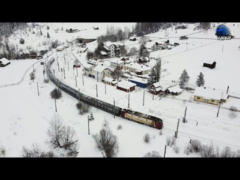 Trenurile Zăpezii în Pasul Mestecăniș 🚊☃🗻🚊 The Snow Trains in Mestecăniș Pass - 28 Decembrie 2021