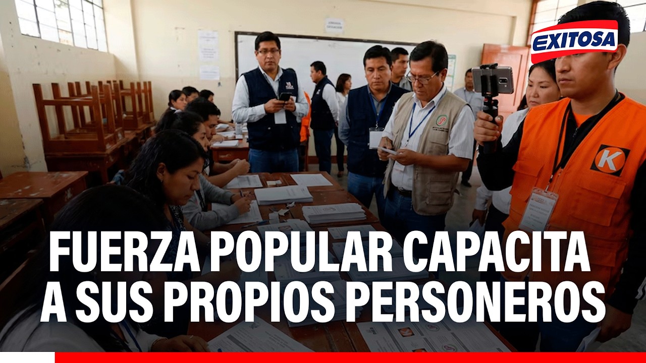 🔴🔵 Fuerza Popular capacita a personeros independientemente a la ONPE, señala Luis Dyer