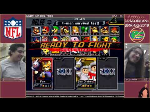 GL2019 SSBM Singles - 4/6 - BB | KamiKaze (Fox) Vs. CJFC | Afmbot (IC) - Pools