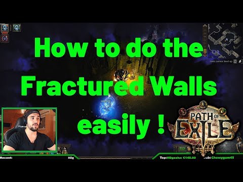 How to do the Fractured Walls Easily on Path of Exile ! (POE)