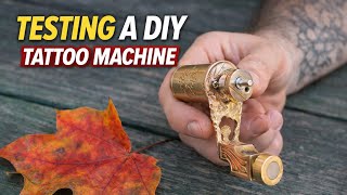 Observing a DIY Tattoo Machine | Sound & Performance