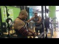 fatboys 405 incline bench bodybuilders 225 at Fitness Nation gym Cebu phillippines