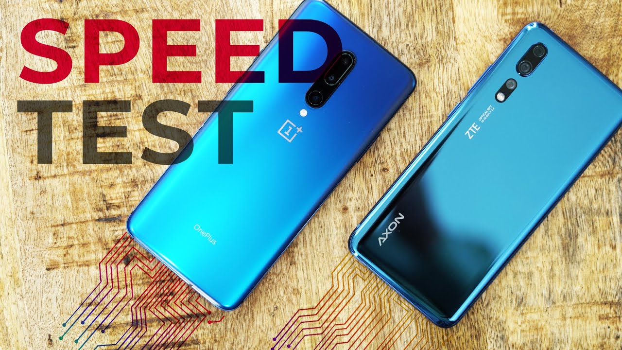 OnePlus 7 Pro versus ZTE Axon 10 Pro speedtest