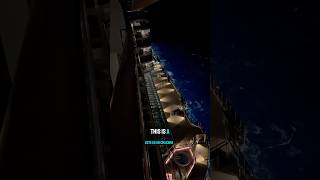 In the middle of the ocean with complete darkness around #cruises #cruisetour #cabin #cruiseship