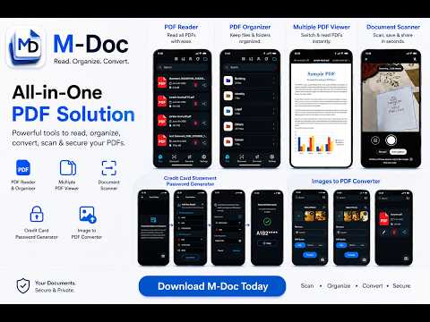 M-Doc: PDF & Document Scan video thumbnail
