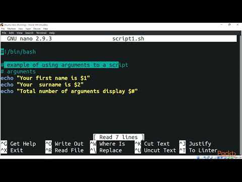 Linux Shell Scripting Automating Command Line Tasks Variables Passing | packtpub com
