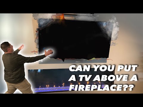 image-Why shouldn't you put a TV above a fireplace?