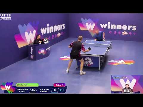 WINners CUP table 1 24.01 Inozemtsev Vadim - Tatarnikov Vladimir  12:30