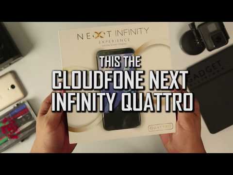 Cloudfone Next Infinity Quattro Unboxing and Hands-on