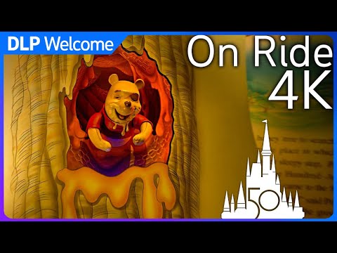 [4K] Many Adventures of Winnie the Pooh - On Ride 2022 - Disney World - Magic Kingdom