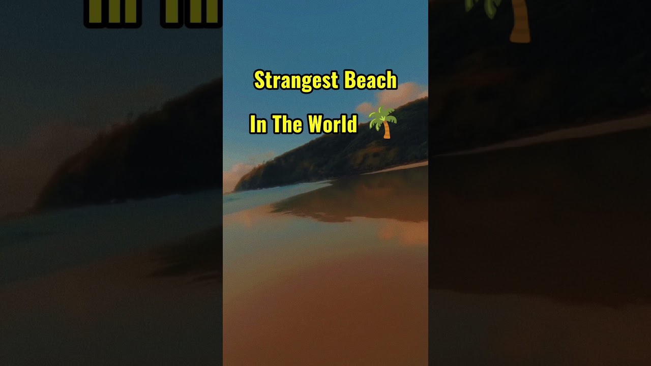 Strangest Beach In The World #incredible #beachvibes  #strange  #beach   #relaxing  #adventure