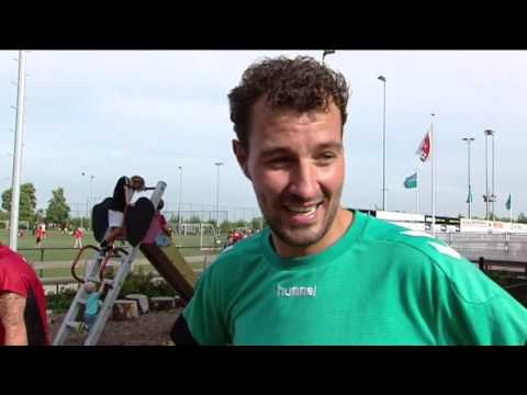 Reactie FC Rijnvogels-keeper Peter Messemaker na afloop van het duel tegen Jong Almere City