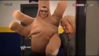 WWE Raw 1000th Episode [Mae Young and her son The Hand]