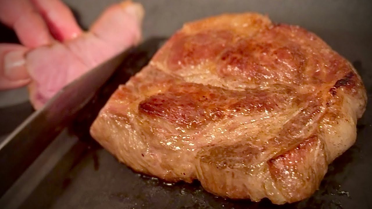 まかないのステーキはこう焼く【シェフが一度に10人前焼くステーキの完璧な焼き方】