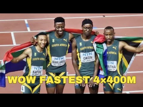 ✨ “SOUTH AFRICA WIN in 4x400m FINAL!” Gold Medal DOMINATION at World Relays 2025! 🇿🇦🔥