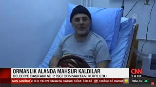 Kütahya Domaniç'in Çukurca Beldesi Belediye Başkanı Ormanda 2 Metre Kar da Mahsu