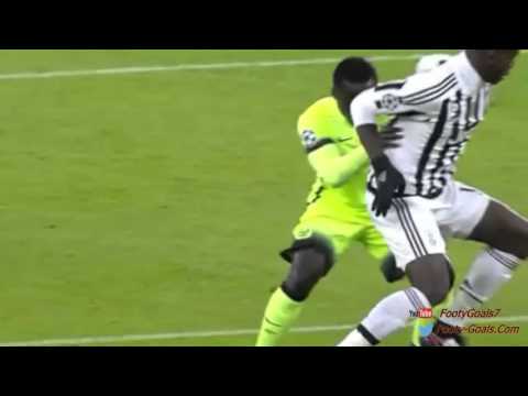 Paul Pogba pulled off a great skill pass during Juventus v Man City