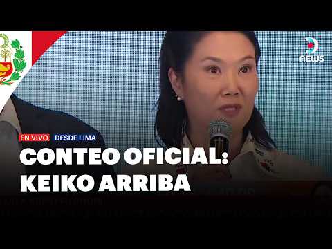 🇵🇪 Conteo oficial ONPE: Keiko Fujimori lidera resultados preliminares al 52% | DNews