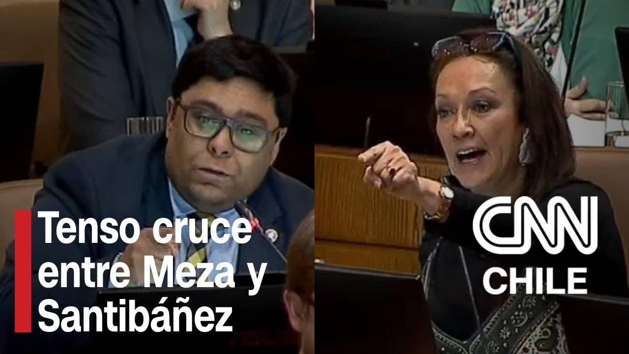 Meza y Santibáñez viven momento de tensión durante discusión de AC