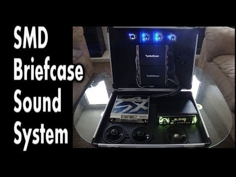 Briefcase Sound System - Pioneer, Rockford Fosgate, XS Power, SMD